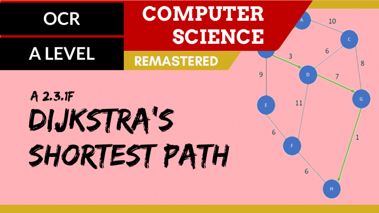 158. OCR A Level (H446) SLR26 – 2.3 A star pathfinding - Craig 'n' Dave