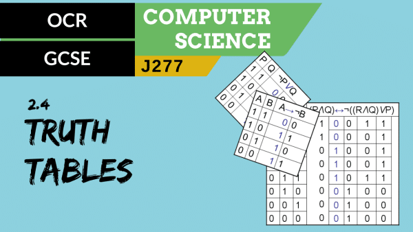 81. OCR GCSE (J277) 2.4 Simple logic diagrams - Craig 'n' Dave