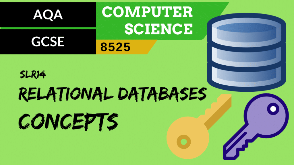 86. AQA GCSE (8525) SLR14 – 3.7 Relational databases introduction ...